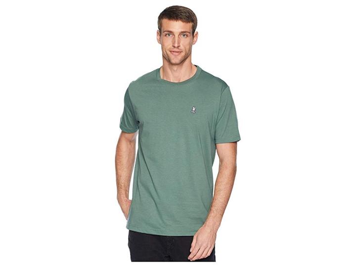 Psycho Bunny Classic Crew Neck T-shirt (botanical) Men's T Shirt