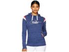 Nike Gym Vintage Hoodie Pullover Hbr (blue Void/sail) Women's Sweatshirt