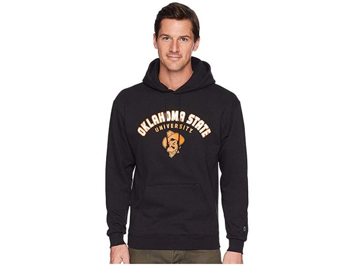 Champion College Oklahoma State Cowboys Eco(r) Powerblend(r) Hoodie 2 (black) Men's Sweatshirt