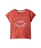 Lucky Brand Kids Luna Graphic Tee (little Kids) (faded Rose) Girl's T Shirt