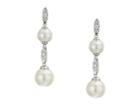 Majorica Exquisite Pearl Long Earrings (white) Earring