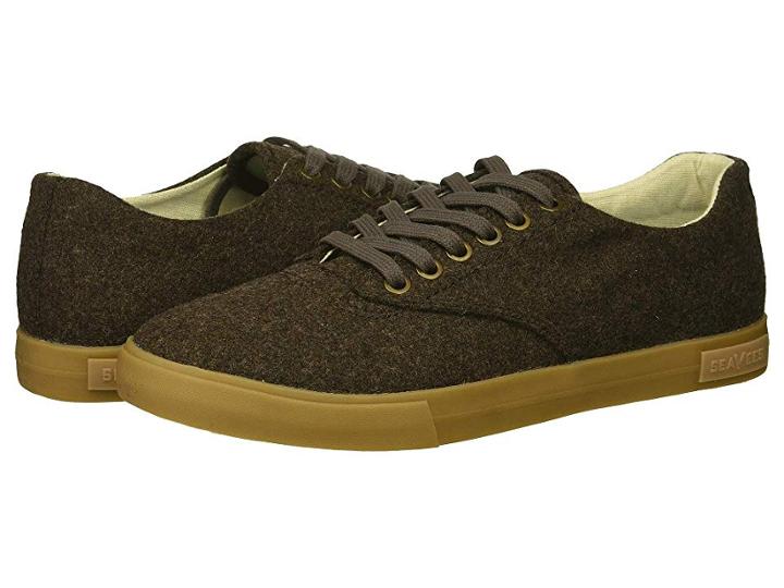 Seavees Hermosa Plimsoll Grayers (dark Earth) Men's Shoes