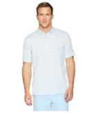 Callaway Refined 3-color Stripe Polo (bright White) Men's Clothing