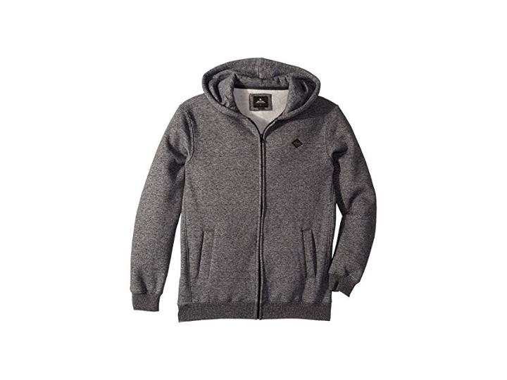 Rip Curl Kids Destination Fleece Hoodie (big Kids) (charcoal) Boy's Sweatshirt