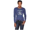 Life Is Good Wrong W/ This Pitcher Crusher Long Sleeve T-shirt (darkest Blue) Women's T Shirt