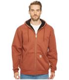 Carhartt Rd Rutland Thermal-lined Hooded Zip-front Sweatshirt (sequoia Heather) Men's Sweatshirt