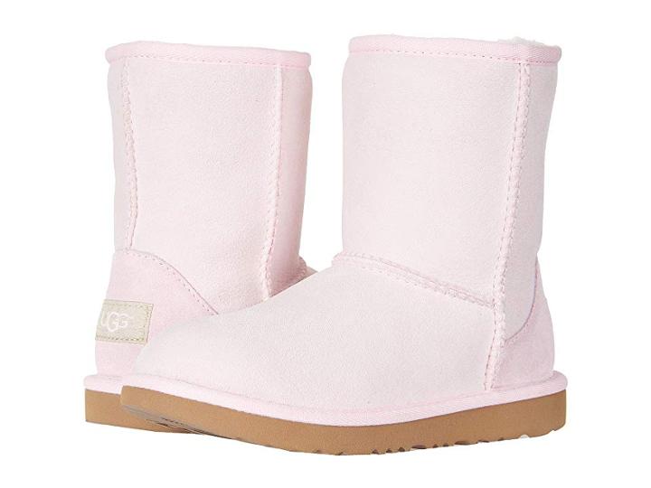 Ugg Kids Classic Ii (little Kid/big Kid) (seashell Pink) Girls Shoes