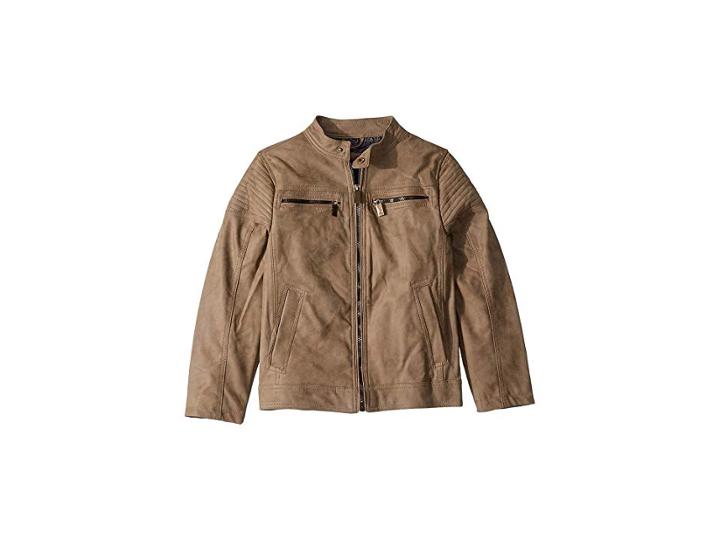 Urban Republic Kids Long Sleeve Woven Jacket (little Kids/big Kids) (saddle Brown) Boy's Coat