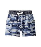 Mud Pie Camo Pull-on Shorts (infant/toddler) (blue) Boy's Shorts
