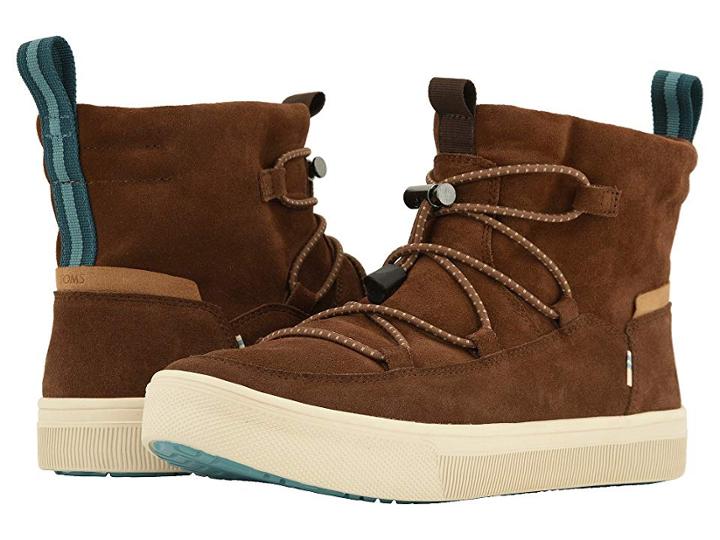 Toms Trvl Lite Alpine (bark Suede) Men's Lace Up Casual Shoes