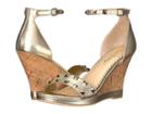 Lilly Pulitzer Sydney Wedge (gold Metallic) Women's Wedge Shoes