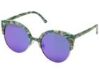 Betsey Johnson Bj885110 (green/white) Fashion Sunglasses
