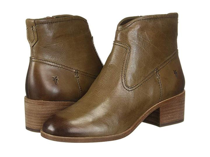 Frye Claire Bootie (stone Waxed Full Veg) Women's Dress Pull-on Boots