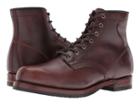 Frye John Addison Lace-up (dark Brown Smooth Pull-up Leather) Men's Boots