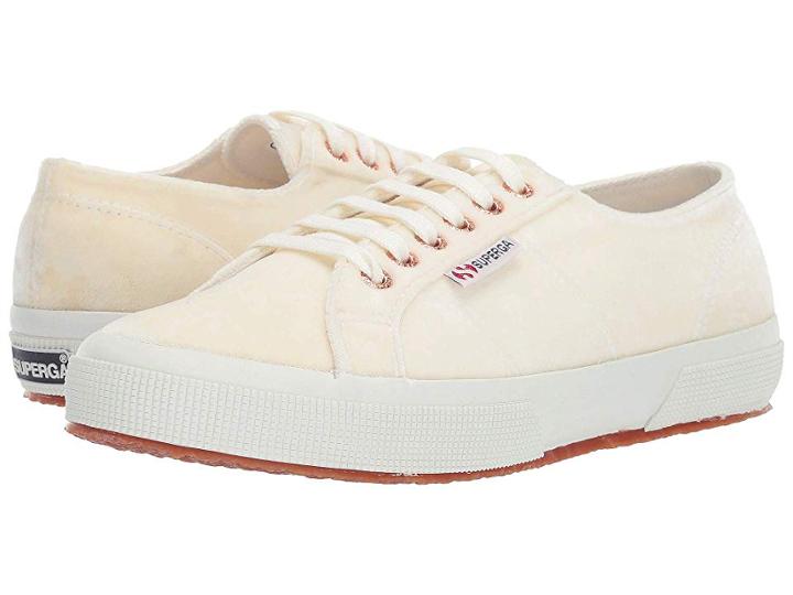 Superga 2750 Velvetjpw (white/rose) Women's Shoes