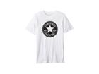 Converse Kids Chuck Taylor Script Short Sleeve Tee (big Kids) (white) Boy's T Shirt