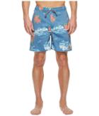 Brixton Havana Trunk (washed Royal) Men's Swimwear