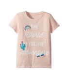 Peek Full Of Adventure Tee (toddler/little Kids/big Kids) (peach) Girl's T Shirt