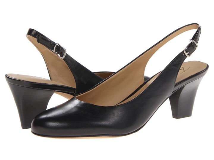 Trotters Pella (black Glazed Kid Leather) Women's Shoes