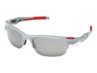 Oakley Fast Jacket (polished Fog W/black Iridium & Vr28) Sport Sunglasses