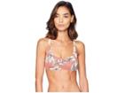 Roxy Printed Softly Love Regular Athletic Top (withered Rose Lily House) Women's Swimwear