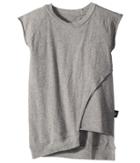 Nununu Layered Sleeveless Shirt (toddler/little Kids) (heather Grey) Boy's Sleeveless