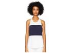 Kate Spade New York Athleisure Color Block Tank Top (rich Navy Multi) Women's Sleeveless