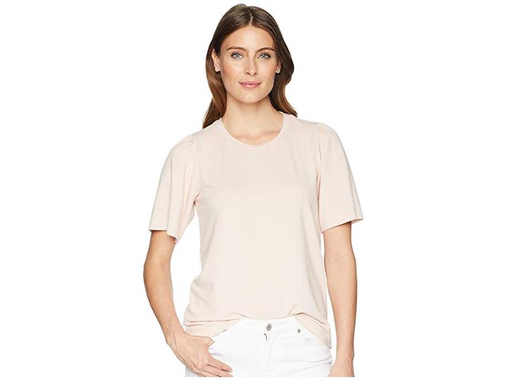 Lucky Brand Puff Sleeve Sweatshirt (blush) Women's Sweatshirt