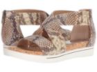Adrienne Vittadini Claud (tan Brown Faux Snake) Women's Shoes