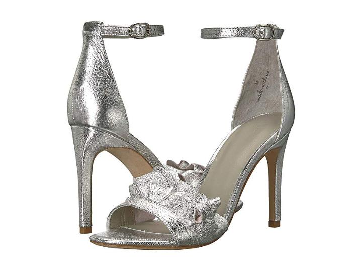 Joie Abigail (silver Metal/metallic Leather) High Heels