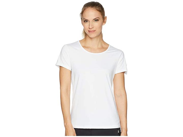 Jamie Sadock Short Sleeve Top (sugar White 2) Women's Clothing