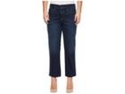 Nydj Petite Petite Jenna Straight Ankle W/ Raw Hem In Bezel (bezel) Women's Jeans