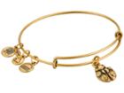 Alex And Ani Ladybug Charm Bangle (rafaelian Gold Finish) Bracelet