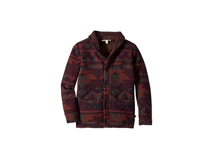 Appaman Kids Extra Soft Button Up Print Shelby Cardigan (toddler/little Kids/big Kids) (aztec) Boy's Sweater