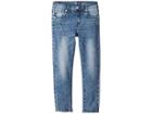 7 For All Mankind Kids Ankle Skinny Stretch Denim Jeans In Authentic Sonar (big Kids) (authentic Sonar) Girl's Jeans