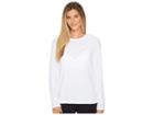 Nike Breathe Long Sleeve Running Top (white) Women's Clothing