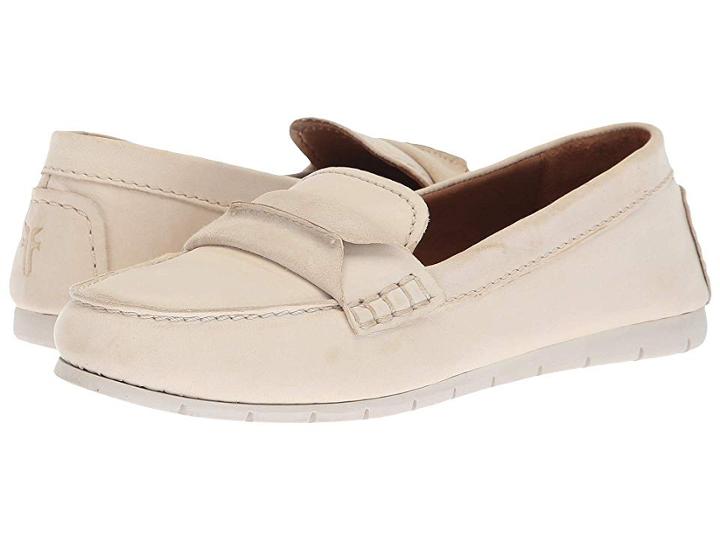 Frye Sedona Seam Moc (off-white) Women's Moccasin Shoes