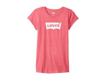 Levi's(r) Kids Short Sleeve Batwing Tee (little Kids) (tea Tree Pink) Girl's T Shirt