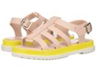 Mini Melissa Mel Flox Iii (little Kid) (pink/yellow) Girl's Shoes