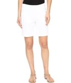 Jag Jeans Ainsley Pull-on 8 Shorts In Bay Twill (white) Women's Shorts