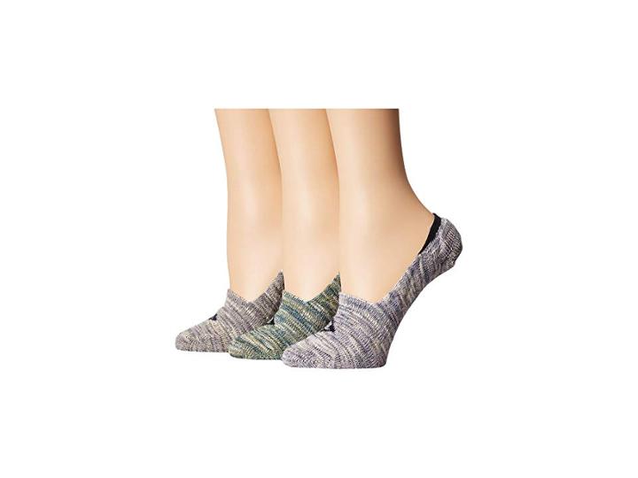 Sperry 3-pack Invisible Slub Liners (navy Assorted) Women's No Show Socks Shoes