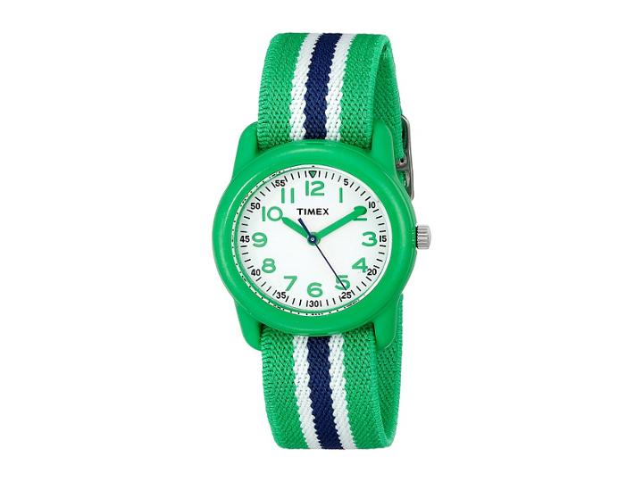Timex Analog (little Kids/big Kids) (green/blue/white) Analog Watches