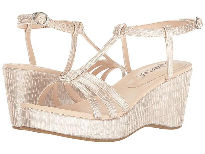 Amiana 15-a5136 (little Kid/big Kid/adult) (off-white Tile Patent) Girls Shoes