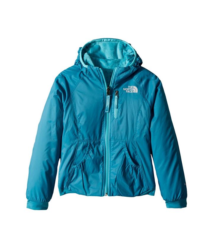 The North Face Kids Reversible Breezeway Wind Jacket (little Kids/big Kids) (algiers Blue) Girl's Coat