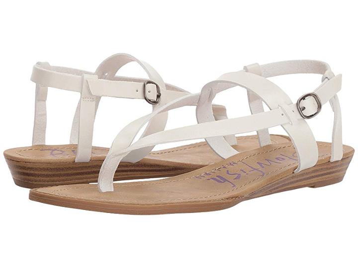 Blowfish Berg (pearl White Dyecut Pu) Women's Sandals