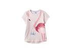 Joules Kids Printed Jersey T-shirt (toddler/little Kids/big Kids) (rose Pink Stripe Flamingo) Girl's Clothing