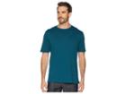 Robert Graham Neo Knit Crew T-shirt (evergreen) Men's Clothing
