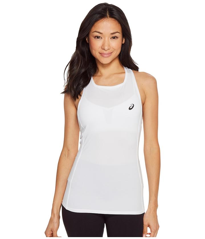 Asics Court Tank Top (brilliant White) Women's Sleeveless