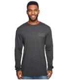Rip Curl Convertible Mock Twist Long Sleeve Tee (black) Men's T Shirt