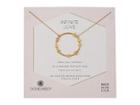 Dogeared Infinite Love, Large Star Halo Necklace (gold Dipped) Necklace